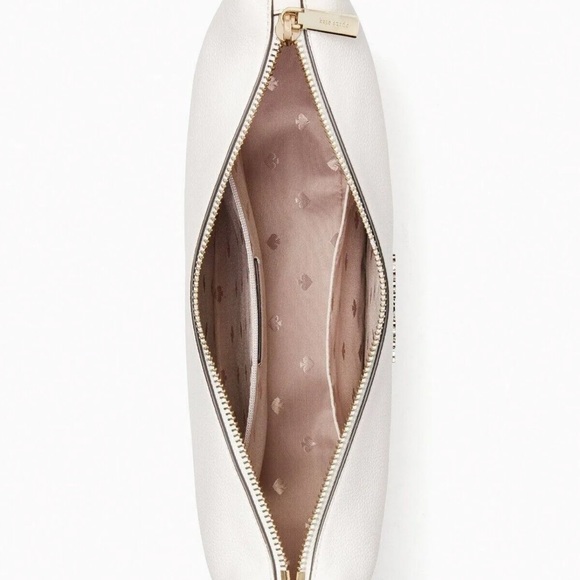 New Kate Spade Rosie Large Crossbody Pebbled Leather Parchment - Picture 4 of 16